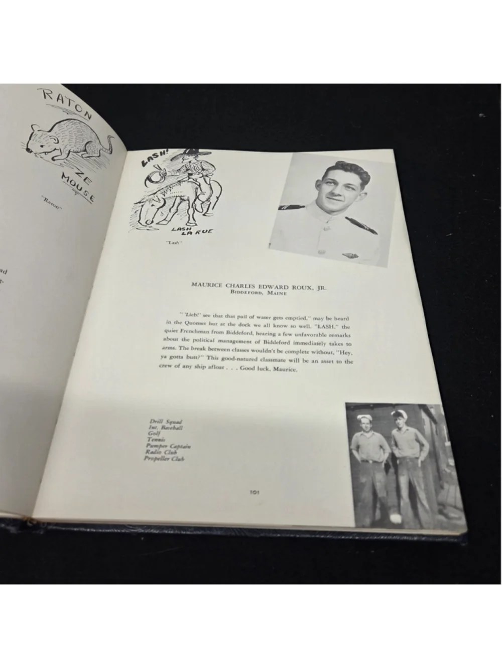 VTG 1953 College Yearbook Maine Maritime Academy Trick's Thalassophile Seafaring